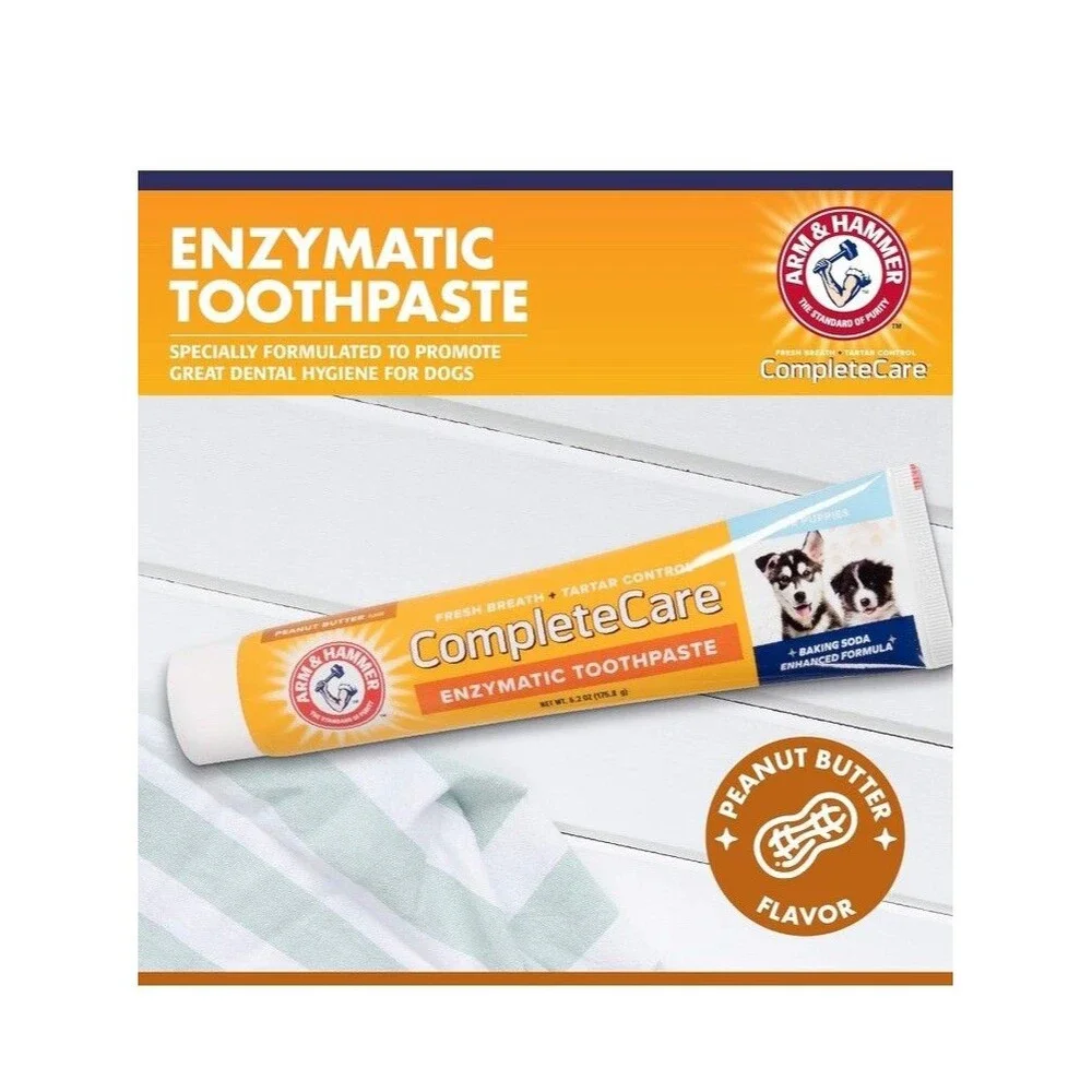 Arm & Hammer Complete Care Enzymatic Dog Toothpaste, 6.2 oz (Pack of 2